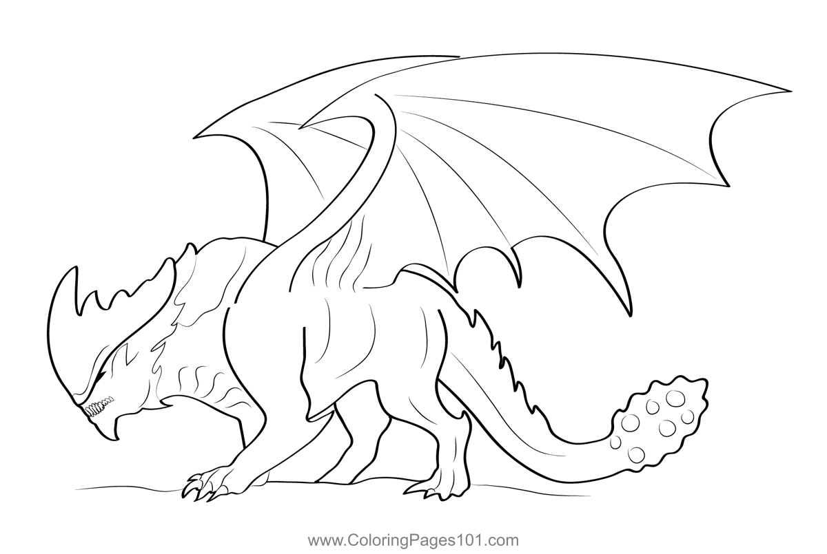 Dragon 16 Coloring Page For Kids Free Dragons Printable Coloring 