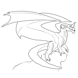 Dragon 3 Free Coloring Page for Kids