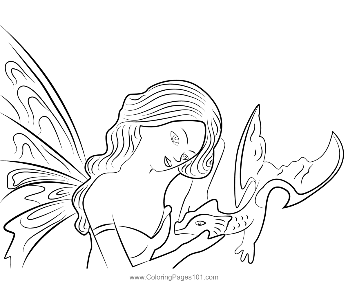 Fairy With Dragon
