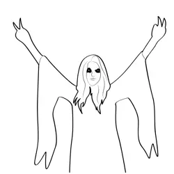 Ghost 9 Free Coloring Page for Kids