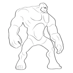 Golem 10 Free Coloring Page for Kids