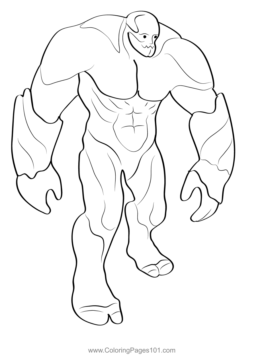 Golem 11 Coloring Page for Kids - Free Golems Printable Coloring Pages ...