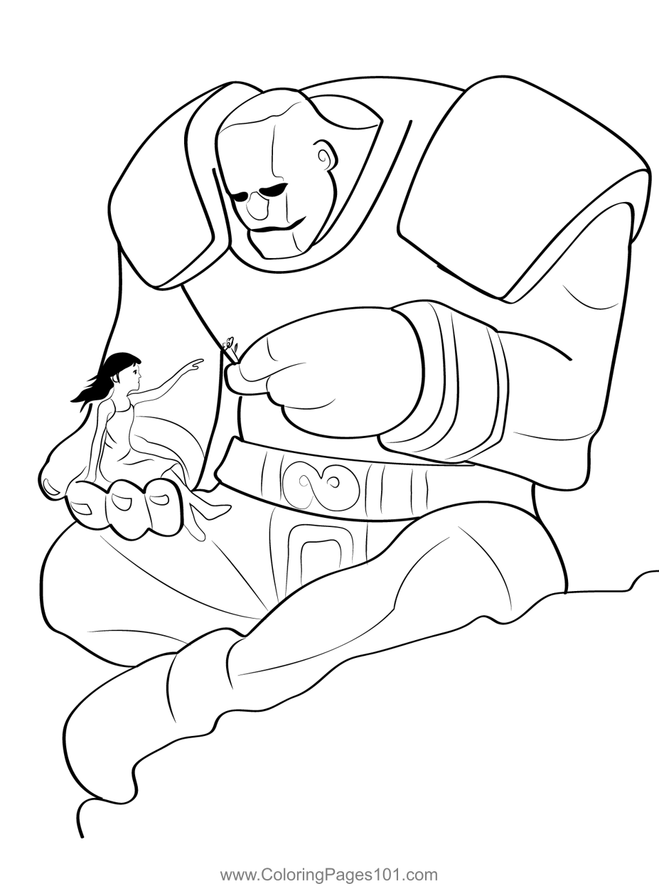 Golem 2 Coloring Page for Kids Free Golems Printable Coloring Pages