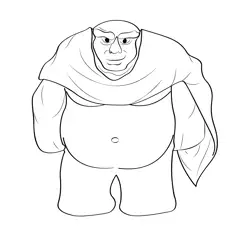 Golem 5 Free Coloring Page for Kids