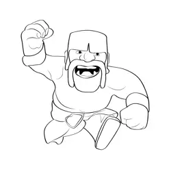 Golem 8 Free Coloring Page for Kids