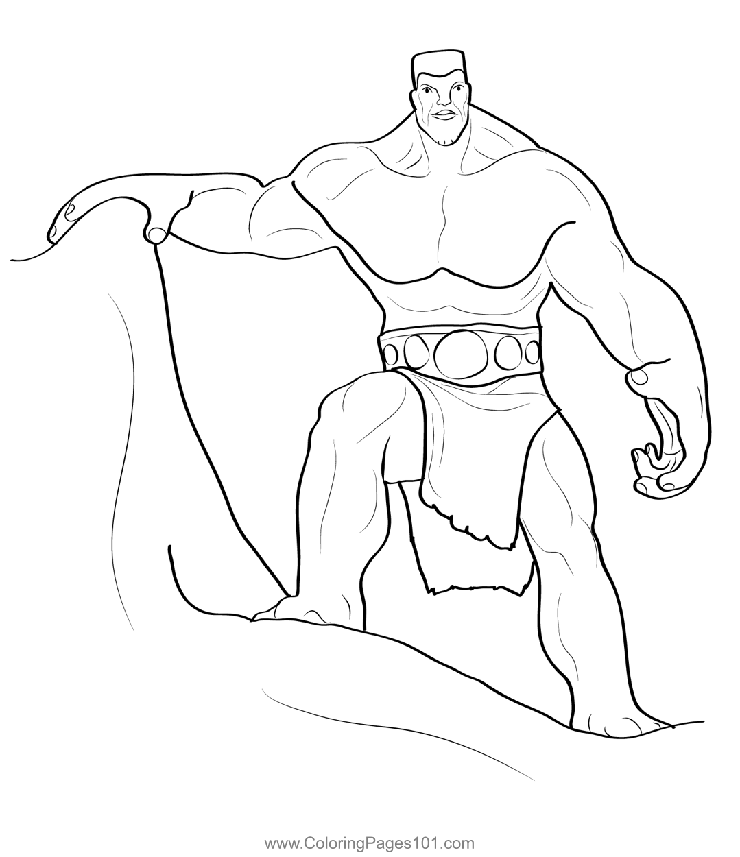 Golem 9 Coloring Page for Kids Free Golems Printable Coloring Pages