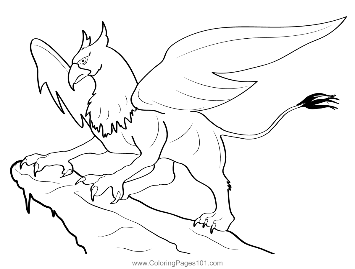 Griffin Coloring Pages To Print