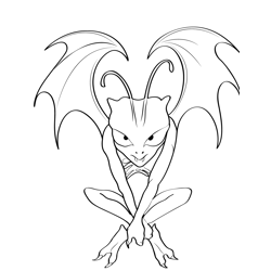 Imp 4 Free Coloring Page for Kids
