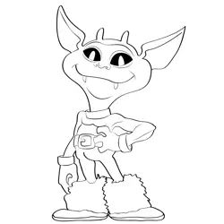 Imp 5 Free Coloring Page for Kids