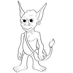 Imp 6 Free Coloring Page for Kids