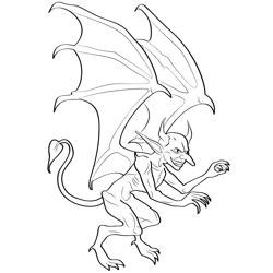 Imp Free Coloring Page for Kids
