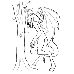 Jersey Devil 10 Free Coloring Page for Kids