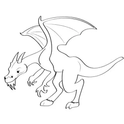 Jersey Devil 13 Free Coloring Page for Kids