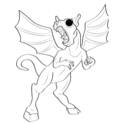Jersey Devil 14 Free Coloring Page for Kids