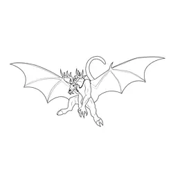 Jersey Devil 16 Free Coloring Page for Kids