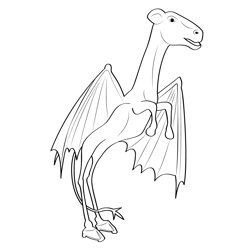 Jersey Devil 4 Free Coloring Page for Kids