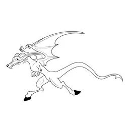Jersey Devil 6 Free Coloring Page for Kids