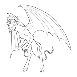 Jersey Devil 7 Free Coloring Page for Kids