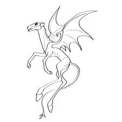 Jersey Devil 9 Free Coloring Page for Kids