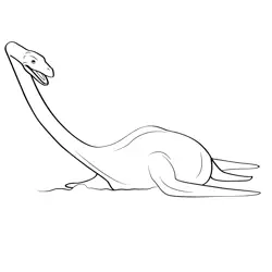 Loch Ness Monster 7 Free Coloring Page for Kids