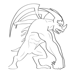Minotaur 3 Free Coloring Page for Kids