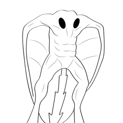 Mothman 14 Free Coloring Page for Kids