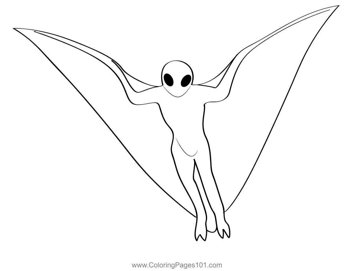 Mothman 15 Coloring Page for Kids - Free Mothmans Printable Coloring