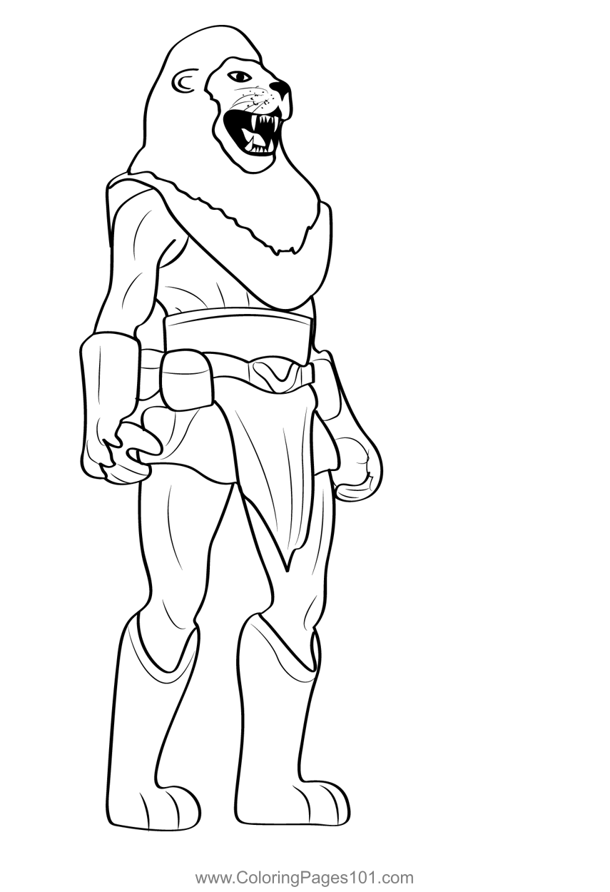 Nemean Lion 4 Coloring Page for Kids - Free Nemean Lions Printable ...