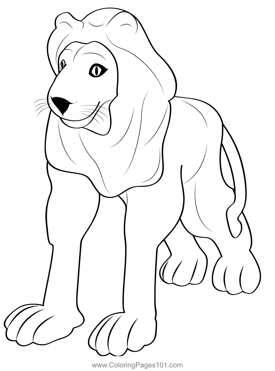 Nemean Lion 5 Coloring Page for Kids - Free Nemean Lions Printable ...