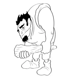 Ogre 6 Free Coloring Page for Kids