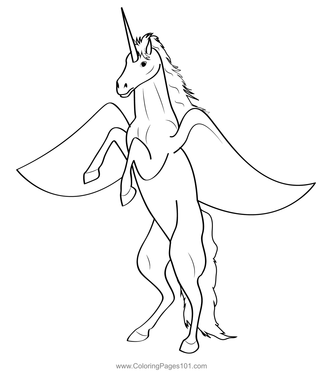Pegasus 16 Coloring Page for Kids - Free Pegasus Printable Coloring ...