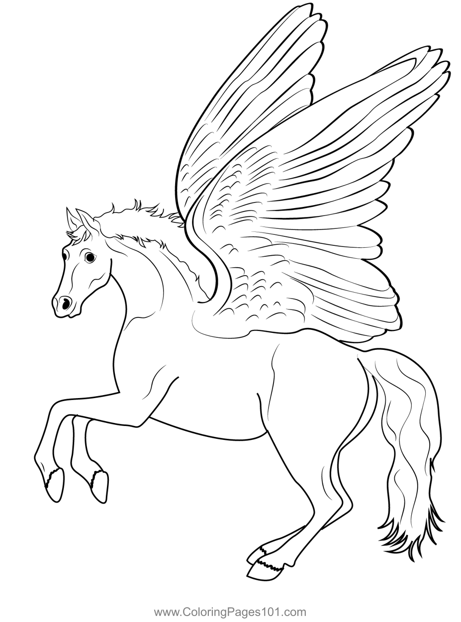 Pegasus Pictures To Color