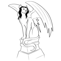 Sphinx 13 Free Coloring Page for Kids