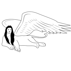 Sphinx 5 Free Coloring Page for Kids