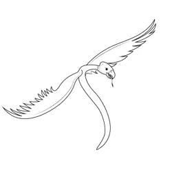 Thunderbird 4 Free Coloring Page for Kids
