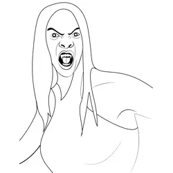 Vampire 4 Free Coloring Page for Kids