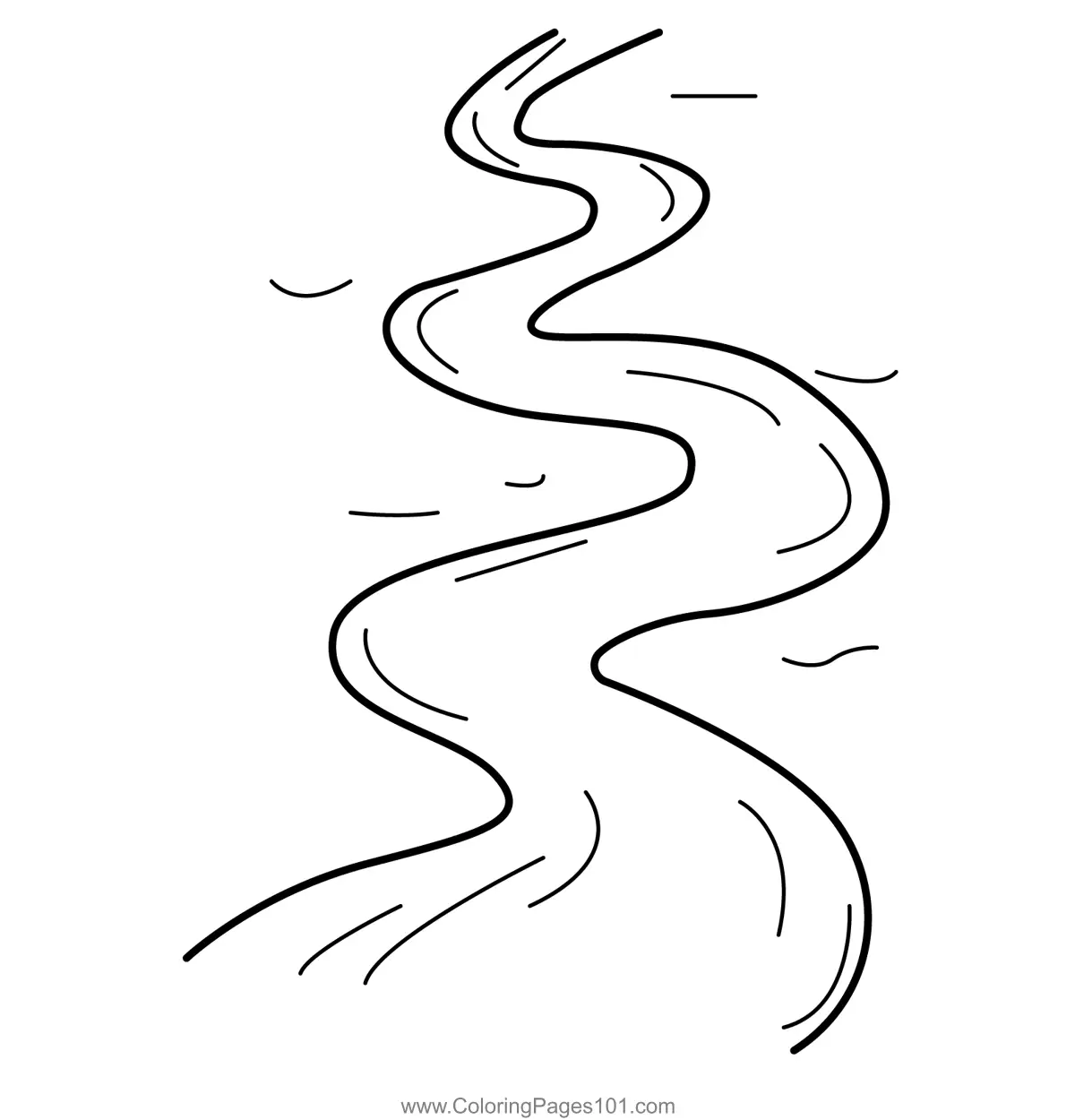 River Coloring Sheet 2025 