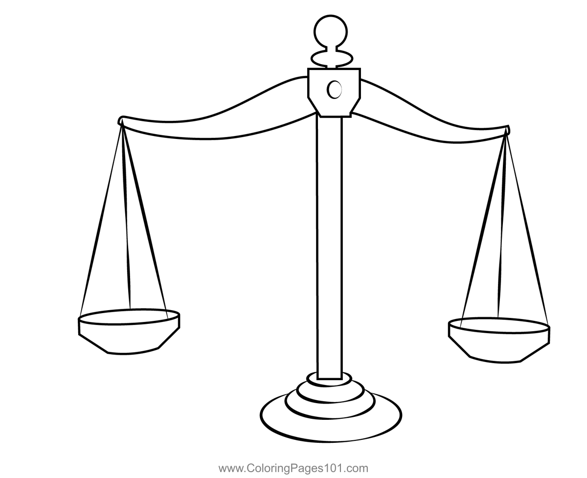 Simple Illustration For Justice Vector Hand Draw Sketch 2 Position Balance  At White Background Stock Illustration - Download Image Now - iStock