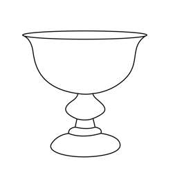 Antique Glass Free Coloring Page for Kids