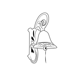 Old Bell Metal Free Coloring Page for Kids