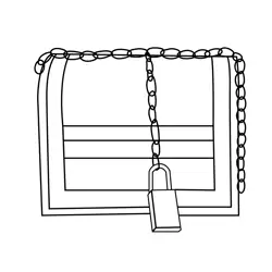 Treasure Chest Free Coloring Page for Kids