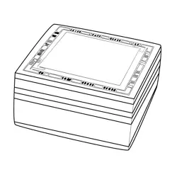 Wooden Box Free Coloring Page for Kids