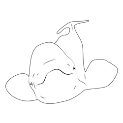 Beluga Whale Free Coloring Page for Kids