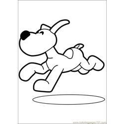Pocoyo 03 Free Coloring Page for Kids