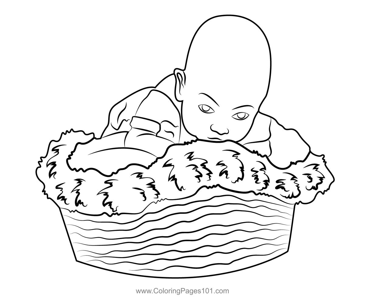 Small Child in Basket