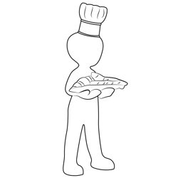 Baker 3 Free Coloring Page for Kids