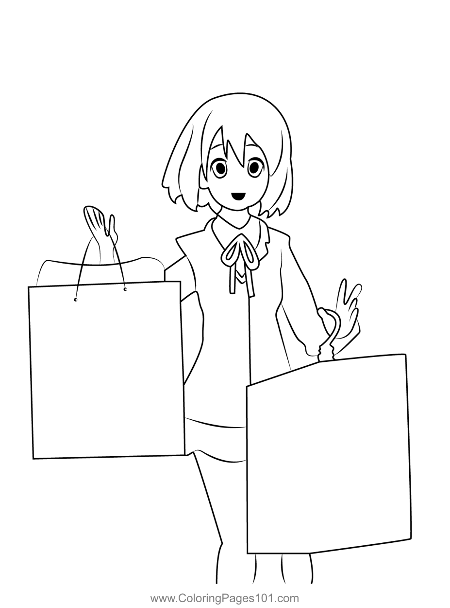 Girl with Shopping Bags