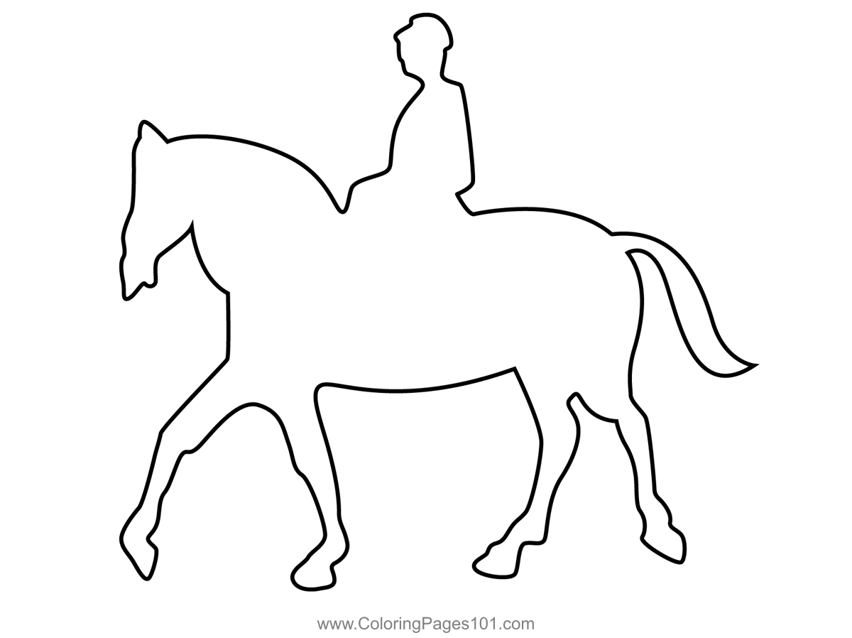Jockey 2 Coloring Page for Kids Free Jockeys Printable Coloring Pages