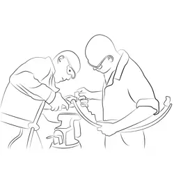 Mechanic 2 Free Coloring Page for Kids