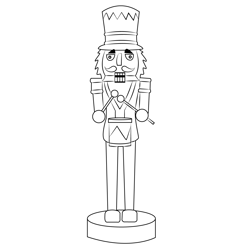 Drummer Free Coloring Page for Kids